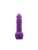 Чистий Кайф Violet size S - Крафтове мило-член із присоскою, 12х2,6 см (фіолетовий)