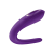 Satisfyer Partner-вібратор для пар, 9х3 см (фіолетовий)