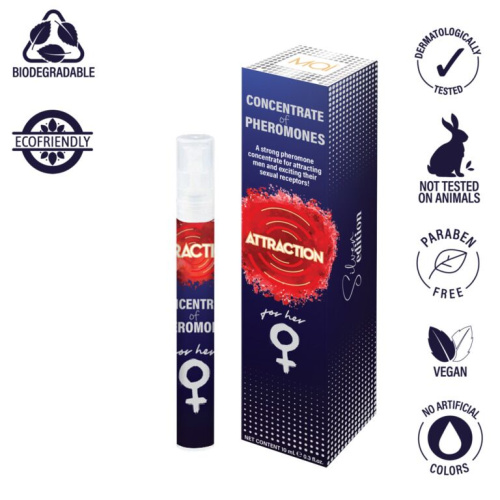 Concentrated Pheromones For Her Attraction - Концентрат феромонів для жінок, 10 мл
