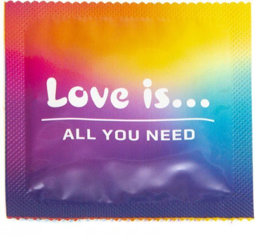 LOVE IS - Презервативы ароматизированные, 3 шт (ваниль) - sex-shop.ua