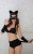 SoftLine Catwoman - Грайливий костюм кішечки, M (чорний)