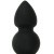Tom of Finland Weighted Silicone Anal Plug - Большая фигурная анальная пробка, 12,7х5,7 см (чёрный) - sex-shop.ua