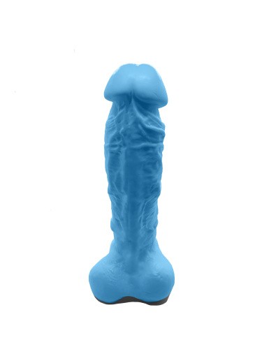 Pure Bliss - Мыло в форме члена XL на присоске, 21х8 см (голубой) - sex-shop.ua