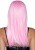 Leg Avenue-Long straight bang wig Pink - Длинный прямой парик, пастельно-розовый - sex-shop.ua