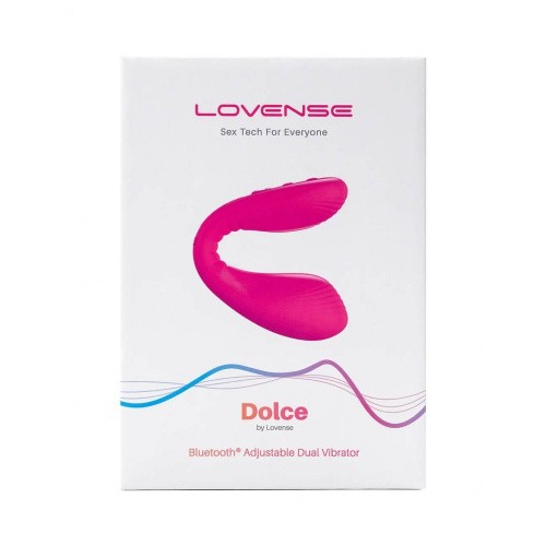Lovense Dolce (Quake) - Смарт вибратор для двойного оргазма, 9х3.6 см - sex-shop.ua