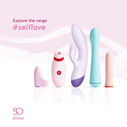 So Divine #SelfLove - Силиконовый вибратор на палец, 5х2.5 см - sex-shop.ua