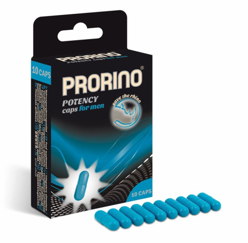 Prorino Potency Caps for MEN - мужские возбуждающие капсулы, 10 шт - sex-shop.ua
