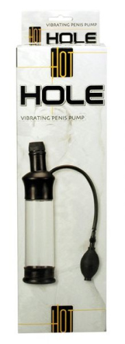 Seven Creations Hot Hole Vibrating Penis Pump - Вакуумный массажер, 21х7.5 см - sex-shop.ua