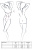 Passion Malloy Set еротичний костюм Зайчика: трусики, топ та вушка, XXL/XXXL
