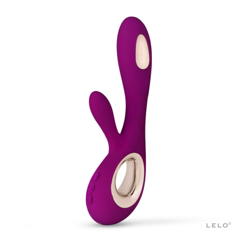 Lelo Soraya Wave - шикарный вибратор-кролик с качающимся вагинальным кончиком, 21.8х4.6 см (малиновый) - sex-shop.ua