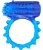 Toy Joy Flexible Ring & Finger Vibe - эрекционное кольцо и насадка на палец 2 в 1, 7х3.5 см (синий) - sex-shop.ua
