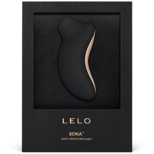 Lelo Sona - бесконтактный звуковой стимулятор клитора, 11.5х5.6 см (черный) - sex-shop.ua