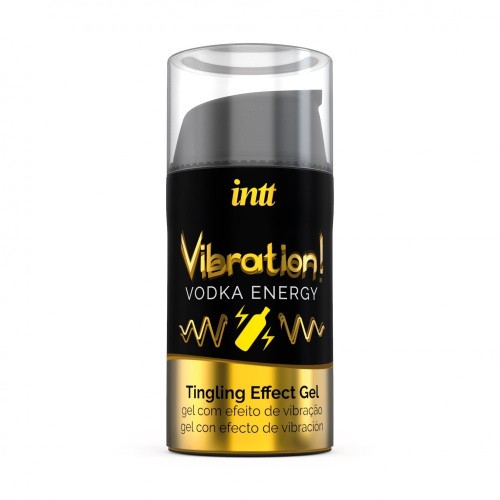 Intt Vibration Vodka - жидкий вибратор со вкусом водки, 15 мл - sex-shop.ua