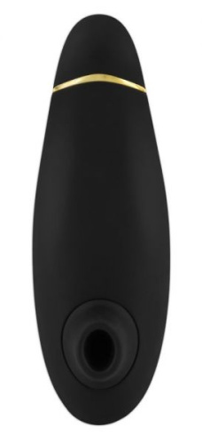 Womanizer Premium - Впечатляющий вакуумный стимулятор клитора, 15.5х5 см (чёрный) - sex-shop.ua