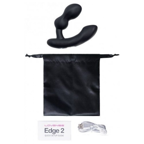 Lovense Edge 2 первый регулируемый смарт массажер простаты, 9,1х3,5 см - sex-shop.ua