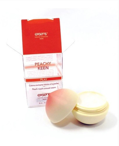 Exsens Peachy Keen - збуджуючий крем для сосків, їстівний, 8 мл (персик)