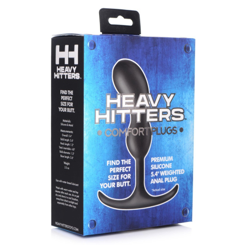 HH Comfort Plugs S Prostate Plug - Масажер простати, 13,7 см (чорний)