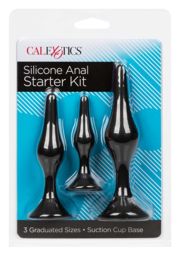 California Exotic Novelties Silicone Anal Starter Kit - Набор анальных пробок - sex-shop.ua