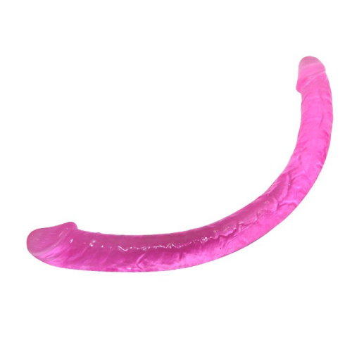 Double Dong Pink Slender Bender 19.1" - Двусторонний фаллоимитатор, 48,5 см (розовый) - sex-shop.ua