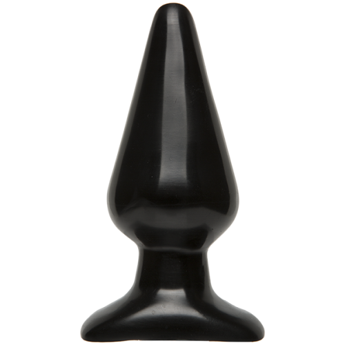 Анальная пробка Classic Butt Plug Large, черный, 12,7x5,7 см - sex-shop.ua