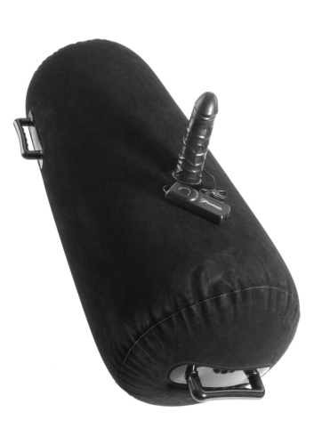Pipedream Inflatable Luv Log - Надувная секс-подушка с вибратором, (черный) - sex-shop.ua