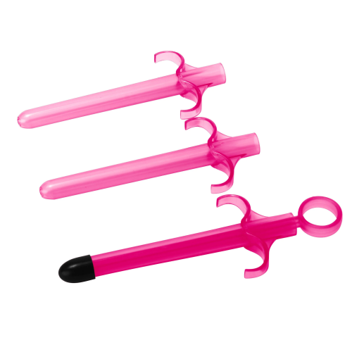 Trinity Vibes Lube Launcher (Set Of 3) - набор из 3 шприцов для лубрикантов, 8.9х1.27 см (розовый) - sex-shop.ua