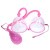 Breast Pump Enlarge With Twin Cups - Вакуумна помпа для грудей, 13х11 см (рожевий)