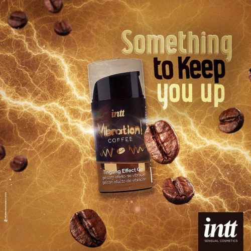 Intt Vibration Coffee - Рідкий вібратор зі смаком кави, 15 мл