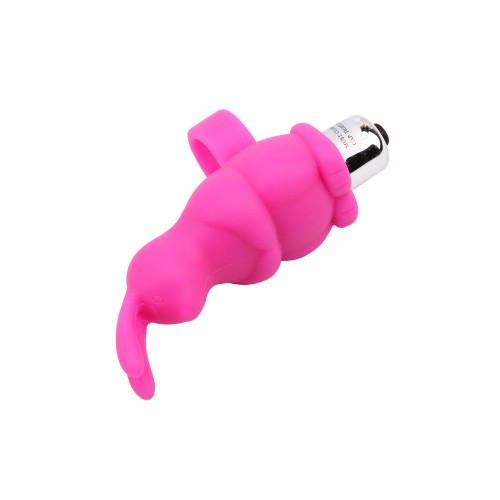MisSweet Sweetie Rabbit Finger Vibrator Pink - Насадка на палец, 10 см (розовый) - sex-shop.ua