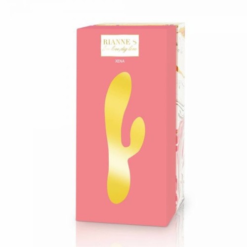 Rianne S: Xena Coral/Rose - вибратор с подогревом и браслетом в комплекте, 12.5х3.5 см (розовый) - sex-shop.ua