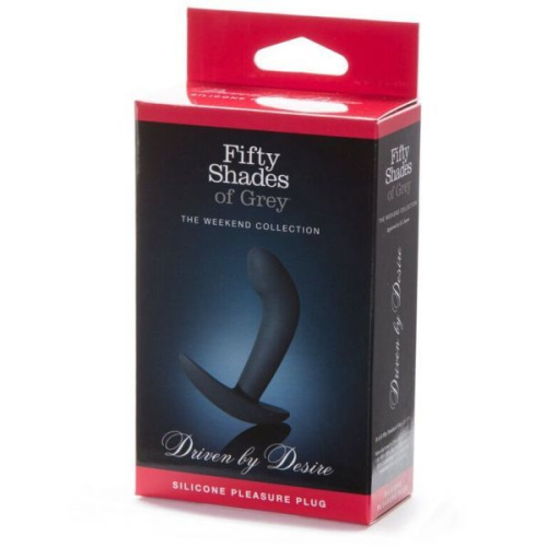 Массажер простаты Fifty Shades of Grey, Driven by Desire Silicone Butt Plug, 9х3 см - sex-shop.ua