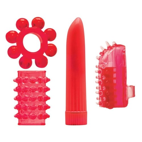 Topco Sales Climax Kit, Neon Red - Набор игрушек - sex-shop.ua