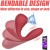 Magic Motion Bobi Red - вакуумный вагинально-клиторальный стимулятор с управлением со смартфона, 20х3.3 см (красный) - sex-shop.ua