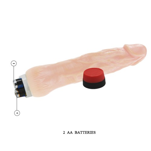 RockIn Dong Vibe Flesh - Реалистичный вибратор, 21,5 см (телесный) - sex-shop.ua