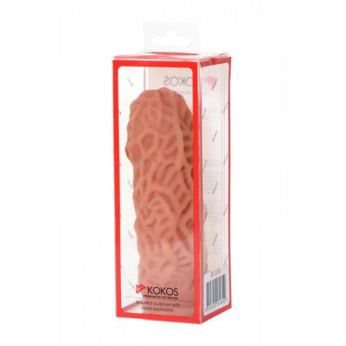 Kokos Extreme Sleeve ES-012 - Насадка на пенис, 12,7 см (телесный) - sex-shop.ua