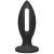 Doc Johnson Kink Lube Luge Premium Silicone Plug 4" - силиконовая анальная пробка, 9х3,81 см (черный) - sex-shop.ua