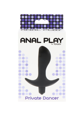 Toy Joy Private Dancer - Анальная пробка с вибрацией, 8х3 см - sex-shop.ua