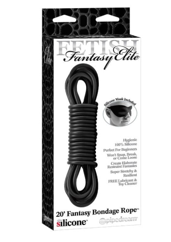 Силиконовый шнур для бондажа Fetish Fantasy Elite Bondage Rope, 6м (фиолетовый) - sex-shop.ua