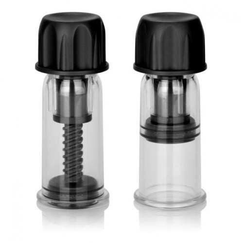 CalExotics COLT Nipple Pro-Suckers - Помпа для сосков, 10.3х3.8 см (чёрный) - sex-shop.ua