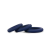 Topco Sales Hombre Snug Fit Silicone Thick C-Rings - набор эрекционных силиконовых колец, 3 шт (Синие) - sex-shop.ua