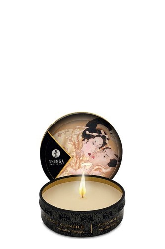 Shunga Massage Candle - Массажная свеча с ароматом ванили, 30 мл - sex-shop.ua