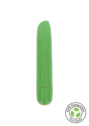 Fuck Green Bio Bullet - Вибропуля, 9,5 см (зеленый) - sex-shop.ua