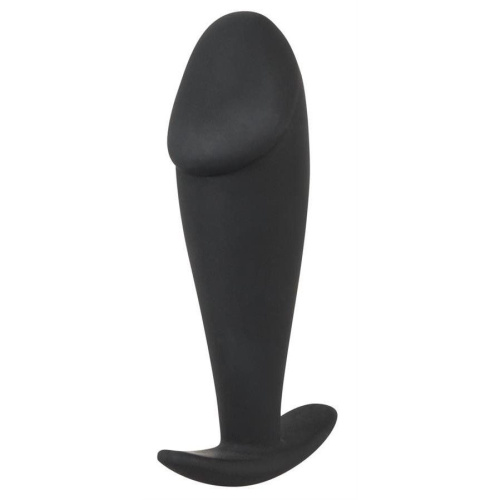 Orion Black Velvets Butt Plug - Анальная пробка в форме пениса, 10х3 см (черный) - sex-shop.ua