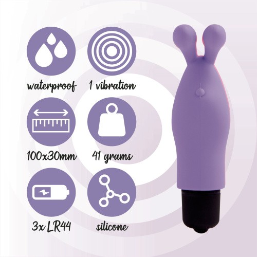 FeelzToys Magic Finger Vibrator - Вибратор на палец, 10х3 см (фиолетовый) - sex-shop.ua