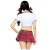 Leg Avenue-Miss Prep School Red - Сексуальный костюм школьницы, M/L - sex-shop.ua