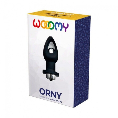 Wooomy Orny - Анальная пробка с вибрацией, 8.4х3.6 см - sex-shop.ua