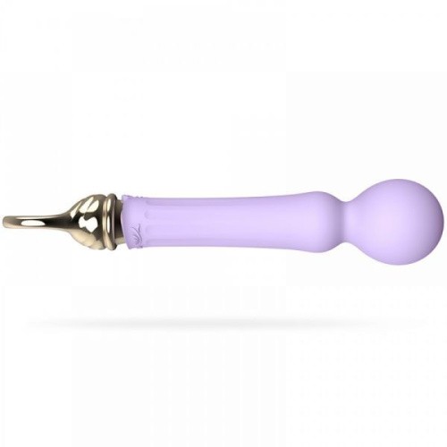 Zalo - Confidence - Вибромассажер с подогревом, 22.5х4.4 см (фиолетовый) - sex-shop.ua
