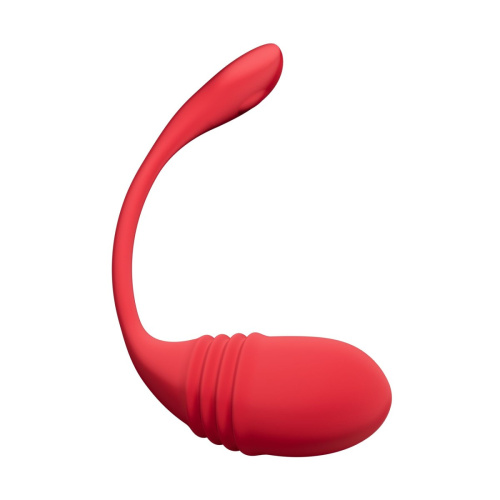 Lovense Vulse (Thrusting Egg Vibrator) - Смарт-виброяйцо, 8,5х3,6 см (розовый) - sex-shop.ua