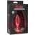 Doc Johnson Kink Lube Luge Premium Silicone Plug 5" - силиконовая анальная пробка, 11,43х4,8 см (красный) - sex-shop.ua