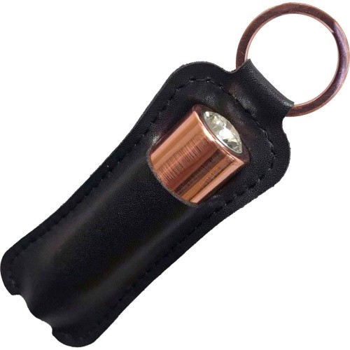 PowerBullet - First-Class Bullet 2.5" with Key Chain Pouch - Вибропуля (золотистая) - sex-shop.ua